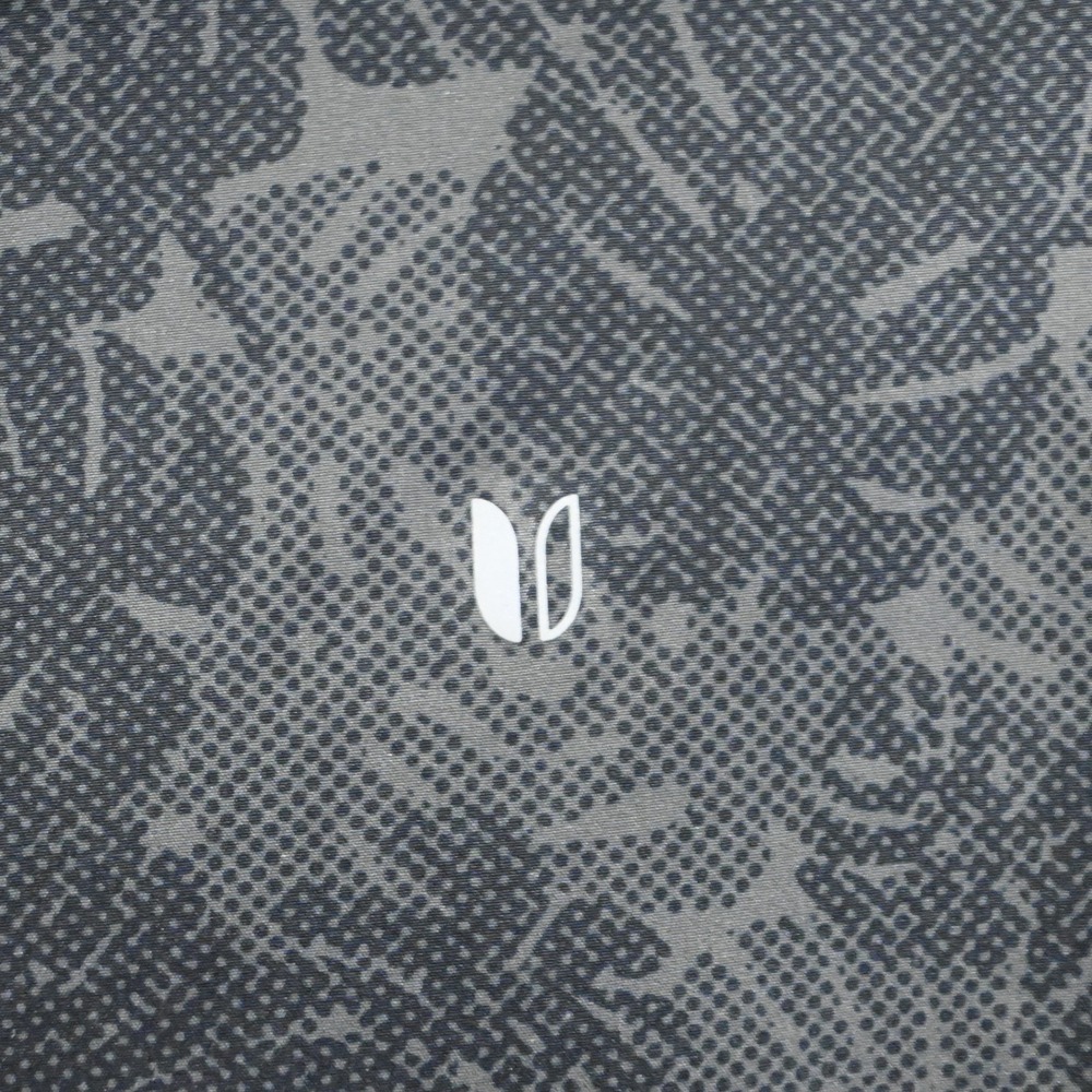 Bandon Dunes Linksoul Full Zip Hoodie Mens Medium Gray Golf Leaf Print Coconut - Picture 5 of 14